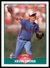 1989 Score Rookie & Traded: Kevin Gross Montreal Expos #39T