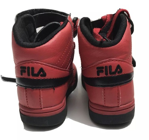 FILA F-12 Boys Shoe High Tops Red 