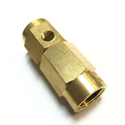 CV4X4L1 ROLAIR IN-LINE CHECK VALVE 1/2'' FPT IN & OUT, 1/8'' FPT UNLOADER PORT