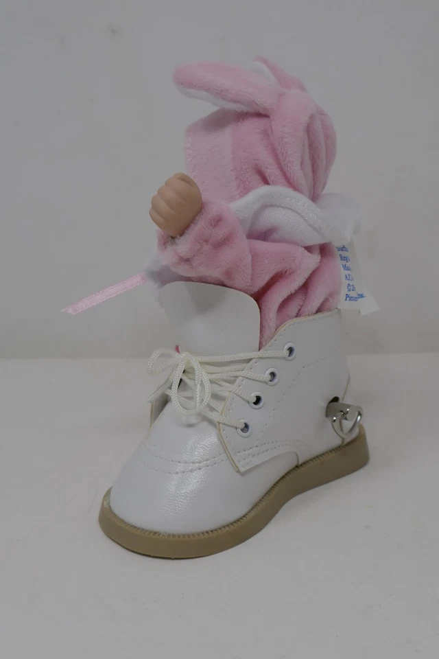 Stephen Enterprises Recuerdo Musical Bebé en Zapato toca Canción de Cuna Brahms VER VIDEO Foto 3 de 4