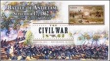 AO-4665-1, 2012, Battle of Antietam, FDC, Add-on Cachet, Digital Color Postmark,