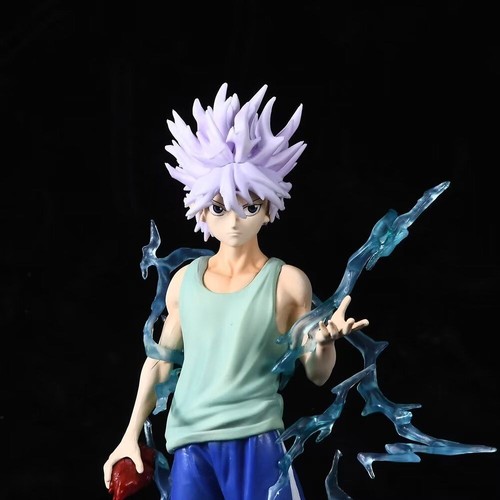 GK HUNTER X HUNTER Killua Zoldyck Anime Figure Figurine Statue Toy 8.66“ - Picture 11 of 14