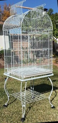 MCAGE 64" Bird Parrot Stand Cage For Cockatiel Cockatoo Caique Conure Finch Cockatiel