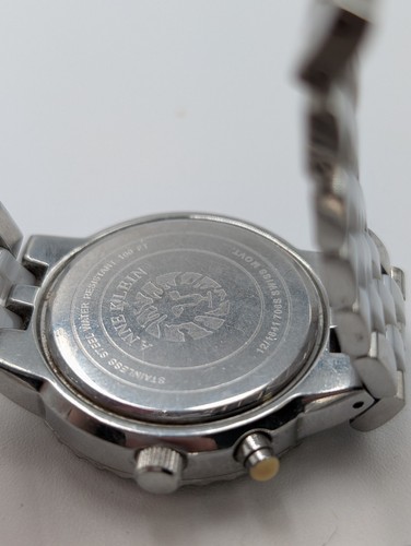 Anne Klein Diamond Women's Watch 12/1641 706S Stainless Steel/Ceramic - Untested - Picture 16 of 16