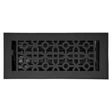 Madelyn Carter Contemporary Cathedral Style Vent Cover, Solid Cast Aluminum I...