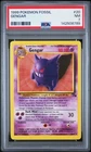 1999 POKEMON FOSSIL #20 GENGAR PSA 7