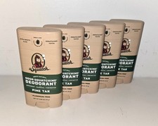 Dr. Squatch 5 Pk  Men's Deodorant Pine Tar Aluminum Free 2.65 oz Free Shipping