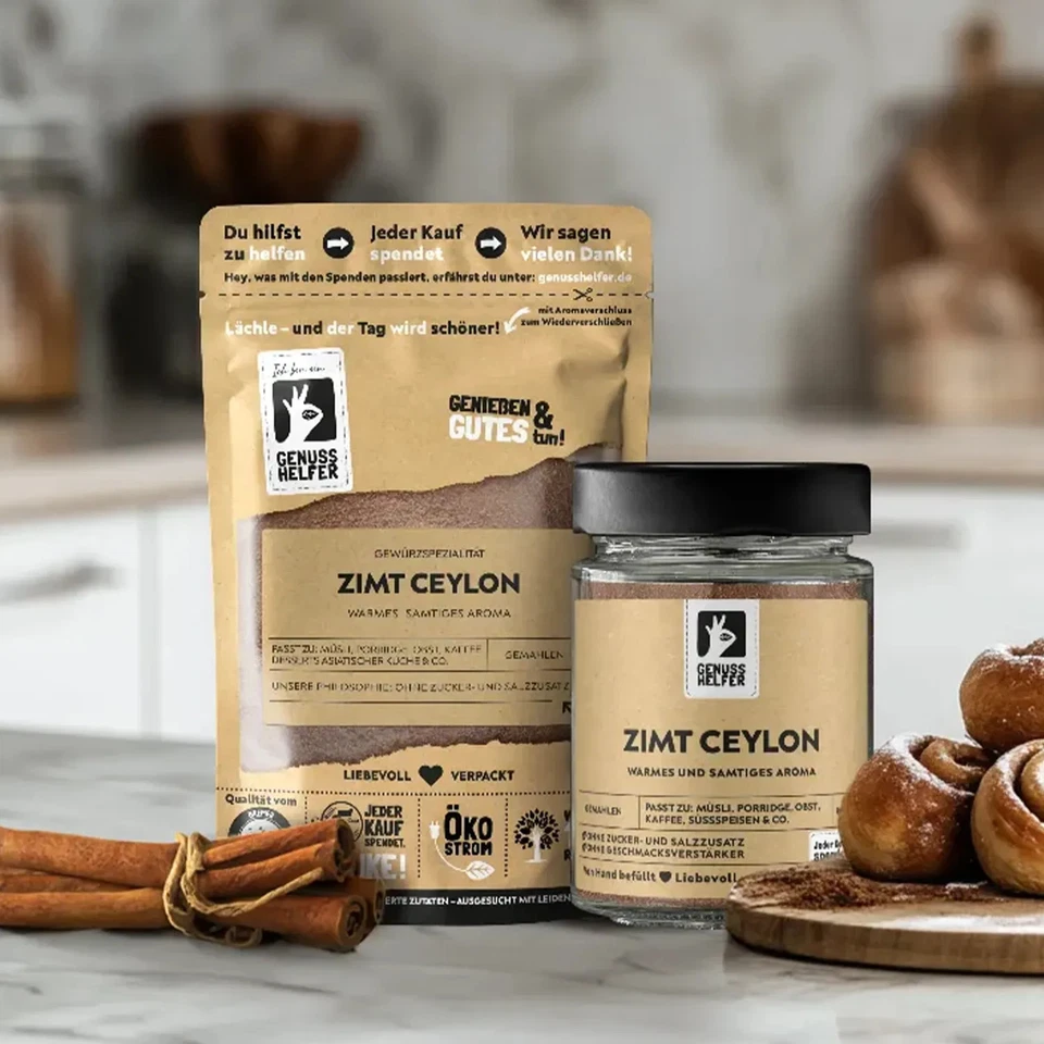Zimt Ceylon, gemahlen, Großpackung Bremer Gewürzhandel, 1000g - Bild 4 von 4