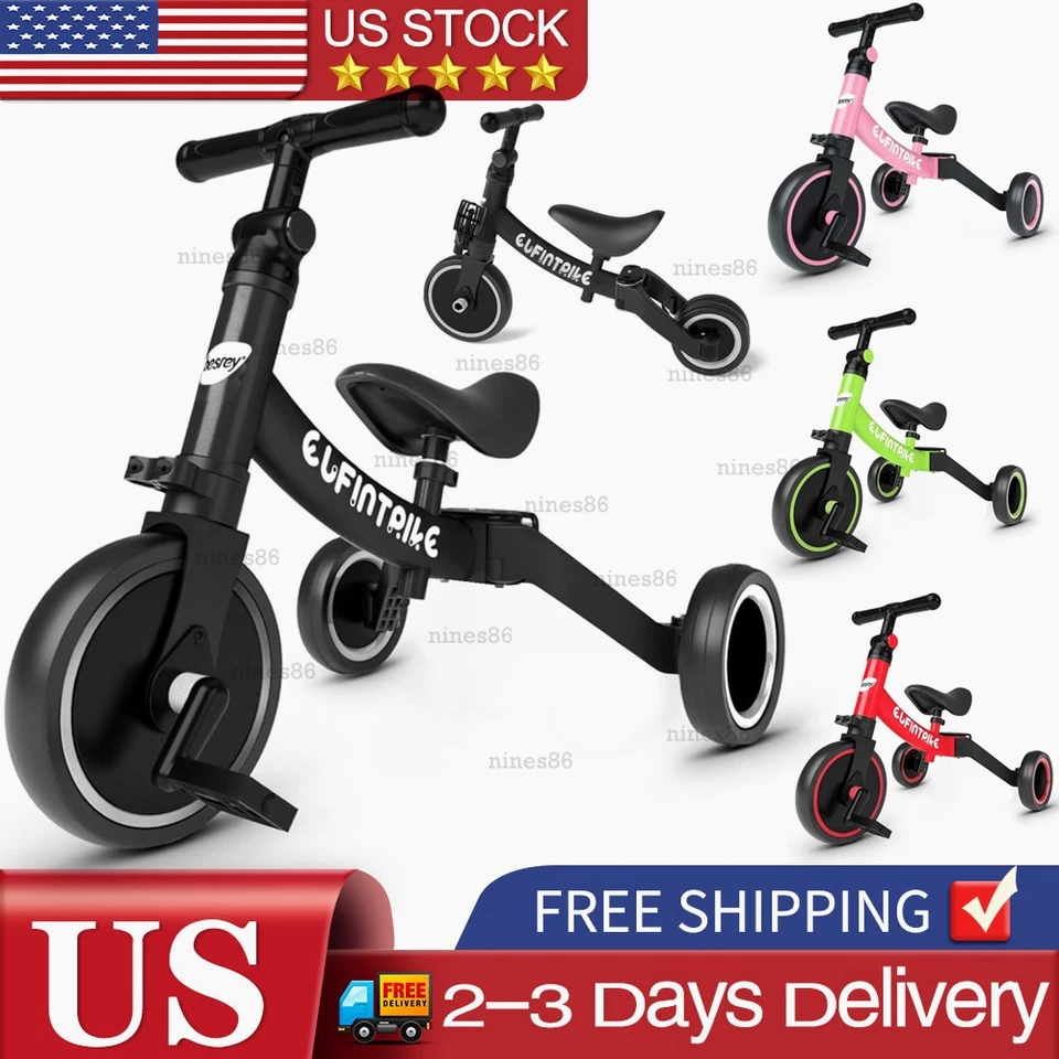 New Boys Toddler Trike Bike Toy For Kids Age 1-5 Year Old Pedal Powered Tricycle - Image 2 of 4