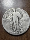 1930 P Standing Liberty Quarter - 90% Silver 25C US Coin - Good Details