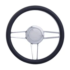 Racing Power Company RPC R5612A 14″ Billet “Vintage” Style Steering Wheel Kit