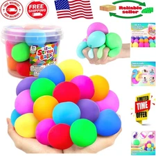 Elegant 18-Pack Squishy Balls - Perfect Stress Relievers for Classroom & Travel