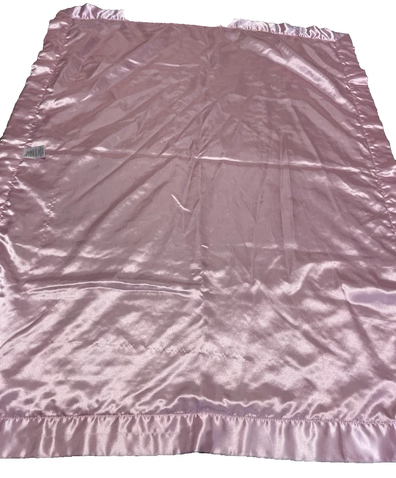 Manta Carters Solo Un Año Dulce Bebé Niña Rosa Minky Dot Satinado 30x39.5 Foto 3 de 4