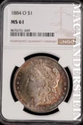 1884-O Morgan Dollar-NGC MS 61 Brilliant Uncirculated #SLM487
