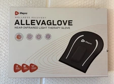 Allevaglove Near-Infrared Light Therapy Glove Rechargeable LED Lifepro In Box