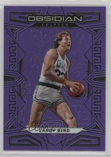 2022-23 Panini Obsidian Electric Etch Purple Flood 45/49 Larry Bird #140 HOF hs9