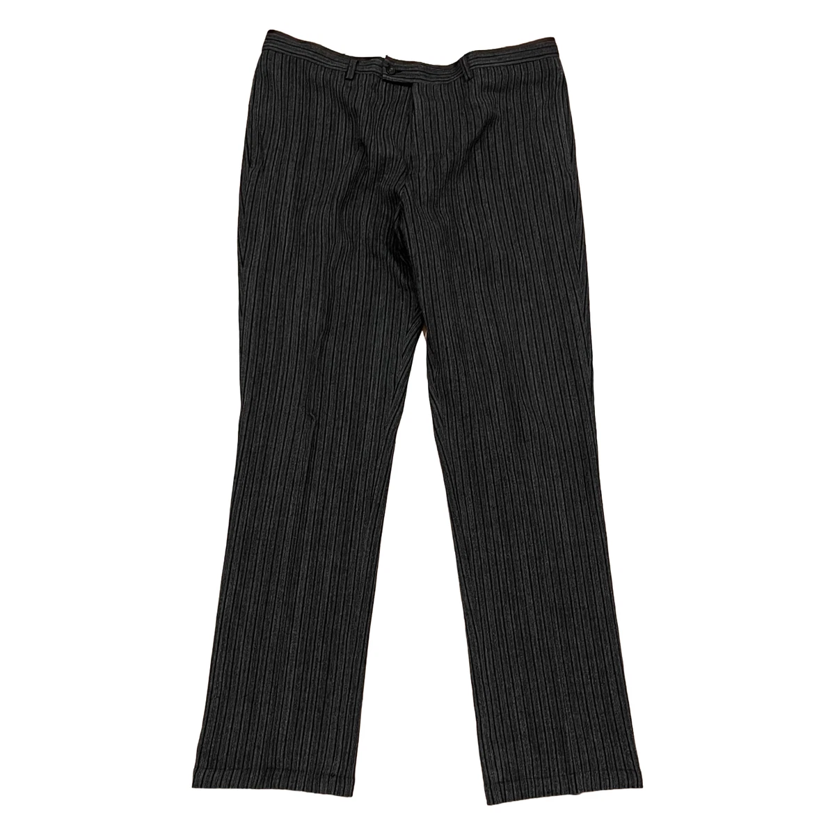 Flat Front Striped Pants for Men for sale | eBay
