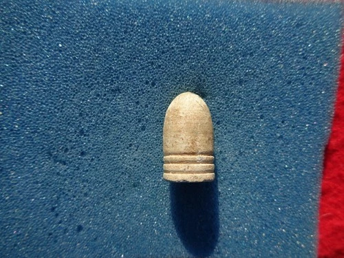 Civil War Confederate Lube Grooved Selma Arsenal Enfield Bullet Spanish Fort, AL