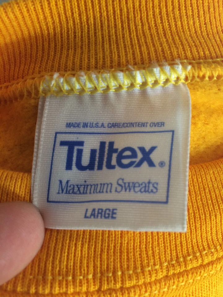 NOS Mint 80s ViNtAgE School Gym Indian Cherokee Navajo Southwest SwEaTsHiRt L/M - Image 4 of 4