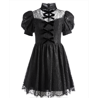 NWT $595 Alice + Olivia Vernita Lace Button-down Party Dress in