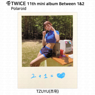 TWICE 11th Mini Album Between 1&2 Tzuyu Photocard Postcard
