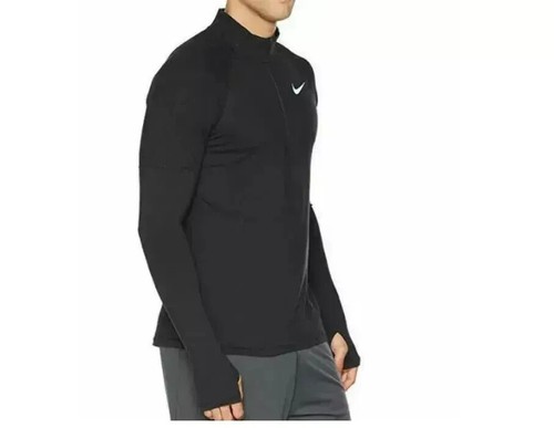 Nike Dri-Fit Element 2.0 Half-Zip schwarz Herren Langarm Laufoberteil S_M_L_XL - Bild 3 von 16
