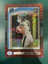 2024 Panini Donruss - Rated Rookie Jordan Travis #349 Optic Preview Red Wave
