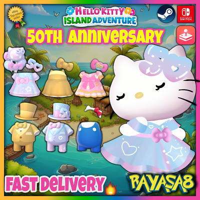 🎀 50th Anniversary Outfit Set | HKIA iOS/Steam/Switch | All 13