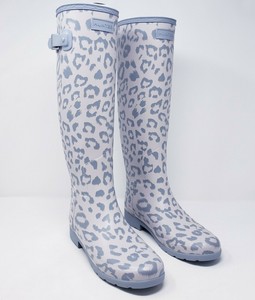 hunter leopard print rain boots