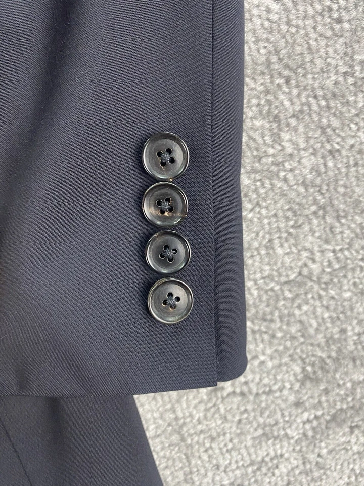 Hugo Boss Traje Chaqueta 42 R Negro Lana Scorsese Película EE. UU. Lujo Diseñador Deporte Foto 2 de 4