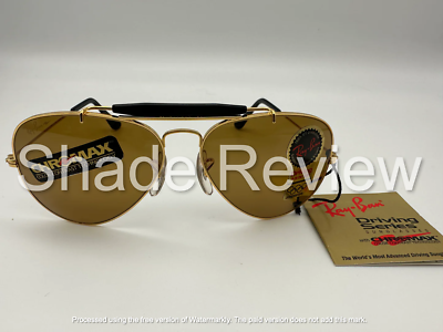 RAY-BAN Chromax USA Bausch Lomb Outdoorsman Arista Black BB 58mm