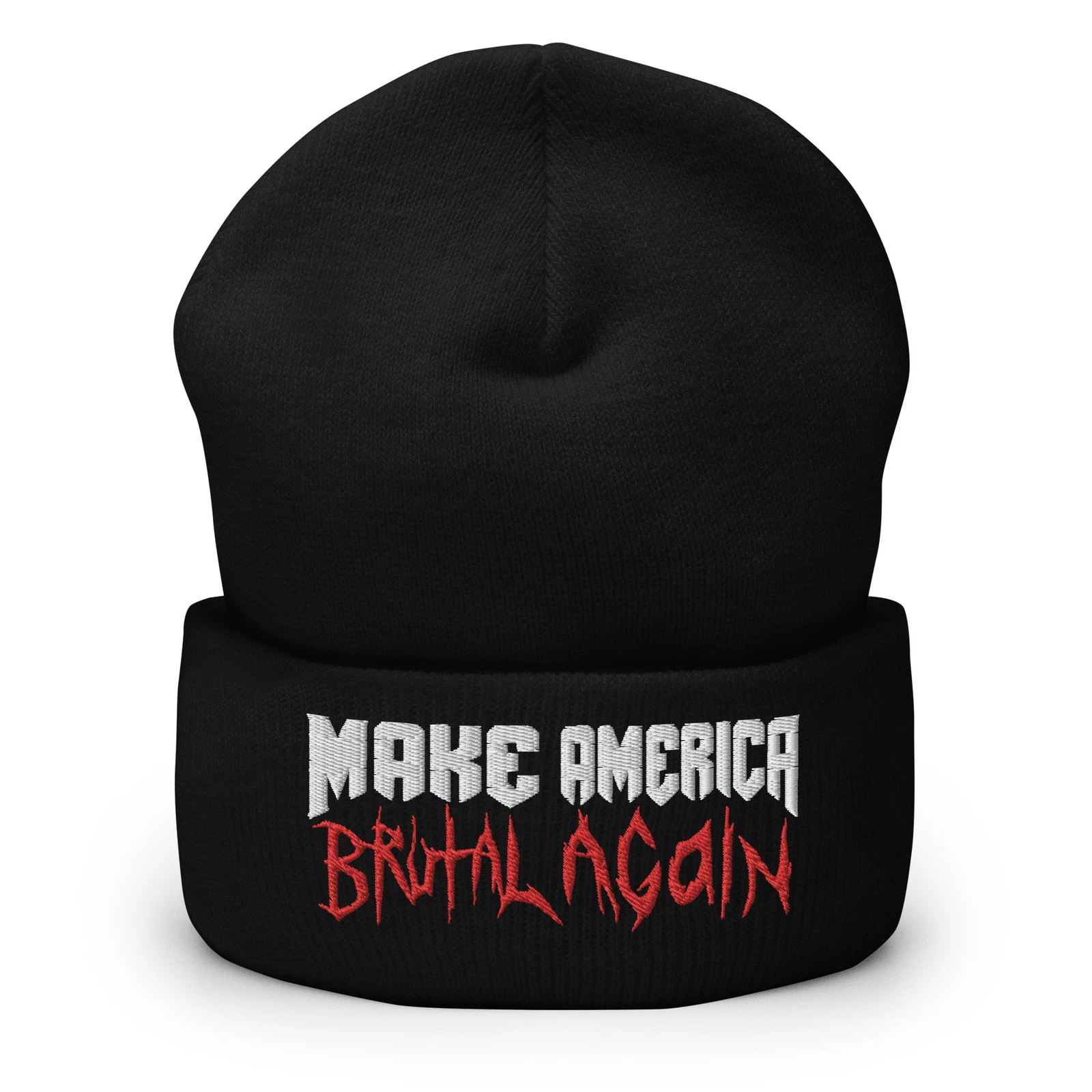 Make America Brutal Again Beanie Funny Gift For Metalheads