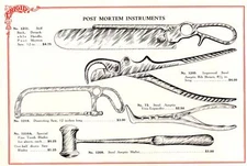 Frigid Fluid Company Post Mortem Instruments Saws  Print Ad