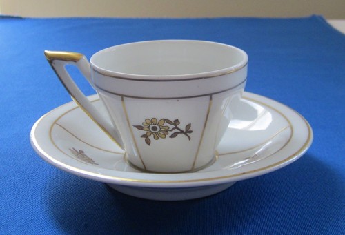 Vista Alegra VA Vintage Small Cup And Saucer Set Floral Gold Decoration Trim - Picture 3 of 11