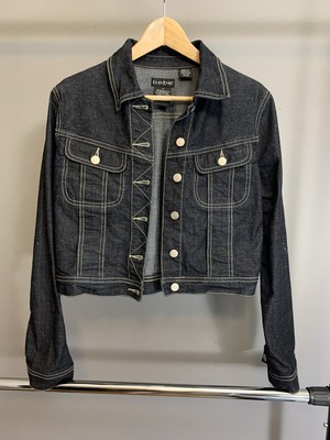 Bebe Ombre Denim Jean Jacket Coat Button Up Size Small Ebay Bebe Ombre Denim Jean Jacket Coat Button Up Size Small Ebay