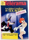 Tex Avery - 1984 Télérama Subscription Sheet - Superb Condition - Wolf and Pin-up