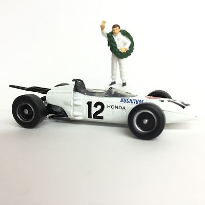 Time Slip Glico Miniature Figure Car F1 Honda RA-272 12 Kaiyodo