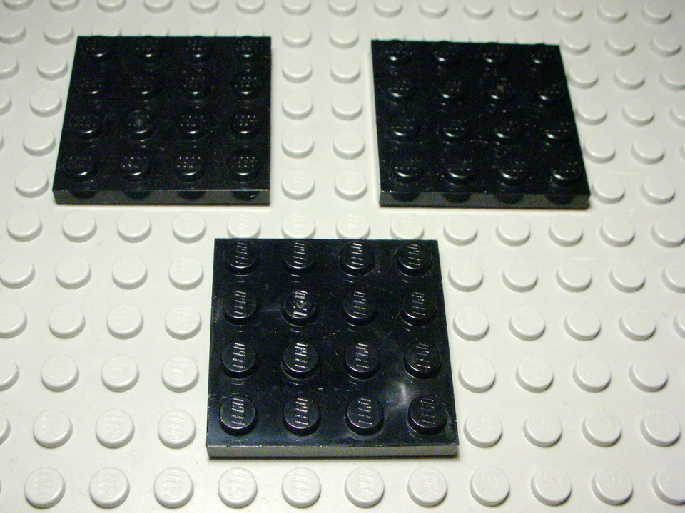 Lego Platte 4x4 Schwarz 3 Stück - Bild 1 von 1