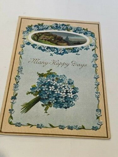carte postale antique vintage carte de vœux Howard Roberts Fowler Kansas KS heureux  - Photo 1 sur 3