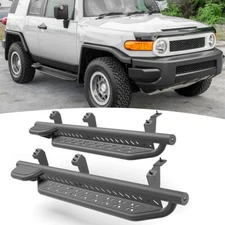 Running Boards For 2007-2014 Toyota FJ Cruiser SUV Steel Nerf Bars & Step Rails