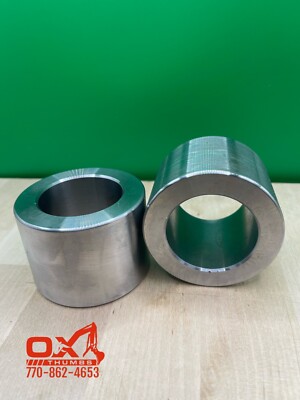 Set Of 2 45MM Excavator Bucket Bushings Bosses Cat John Deere Kubota Takeuchi