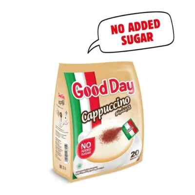 Good Day No-Added Sugar Cappuccino Sachets, 20x13g | eBay