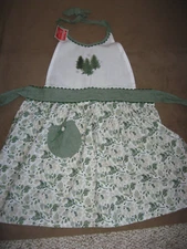 Kay Dee Designs  Apron Evergreen Wishes Hostess Apron NWT