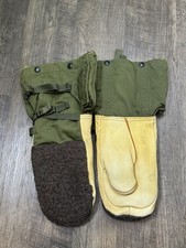 Vintage US Military Arctic extreme Cold Mittens w/ Removable Liners Size Small
