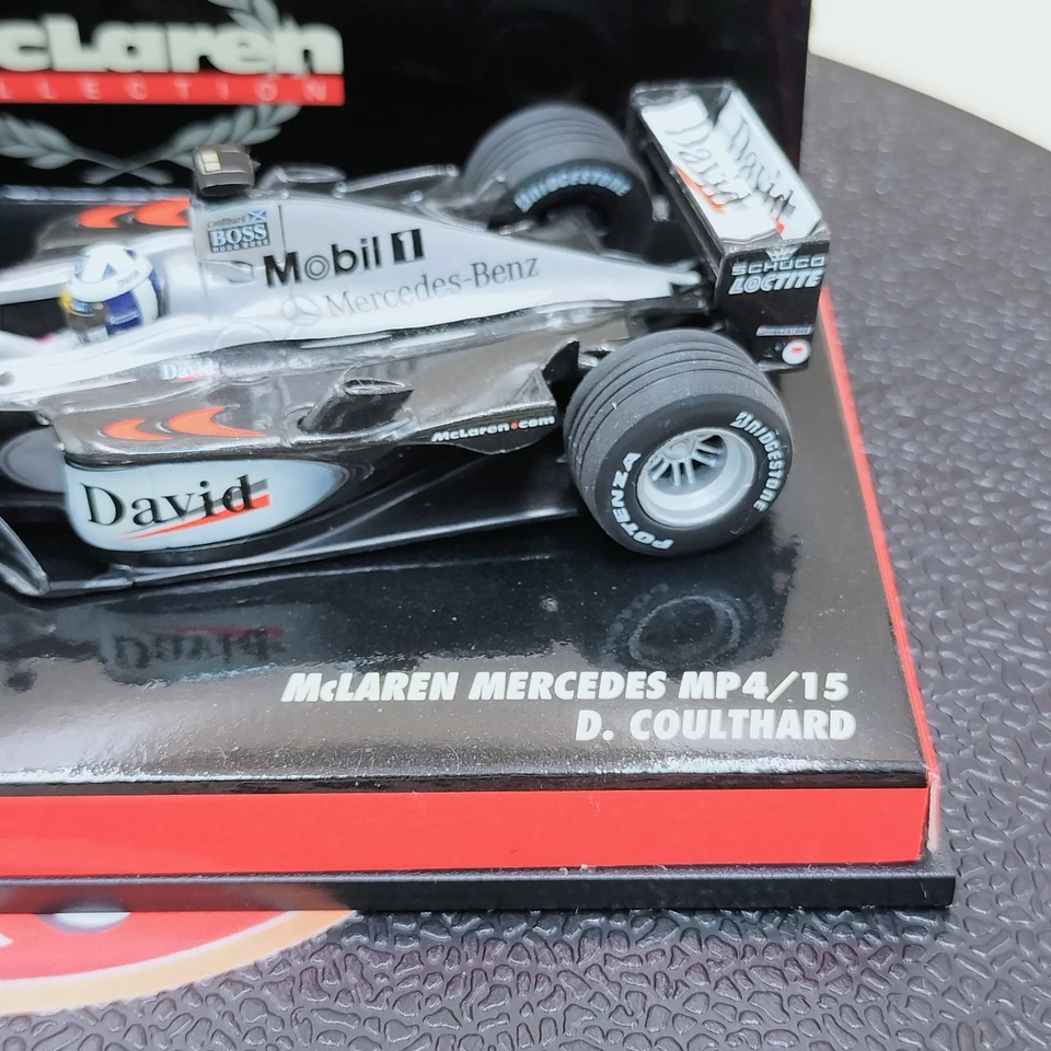 MINICHAMPS 1/43 McLaren Mercedes MP 4/15 David Coulthard 530004302 - Image 4 of 4
