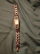 Guess Bling Dressy Formal Silverstone Quartz Women Watch Link Clasp Band G75728L