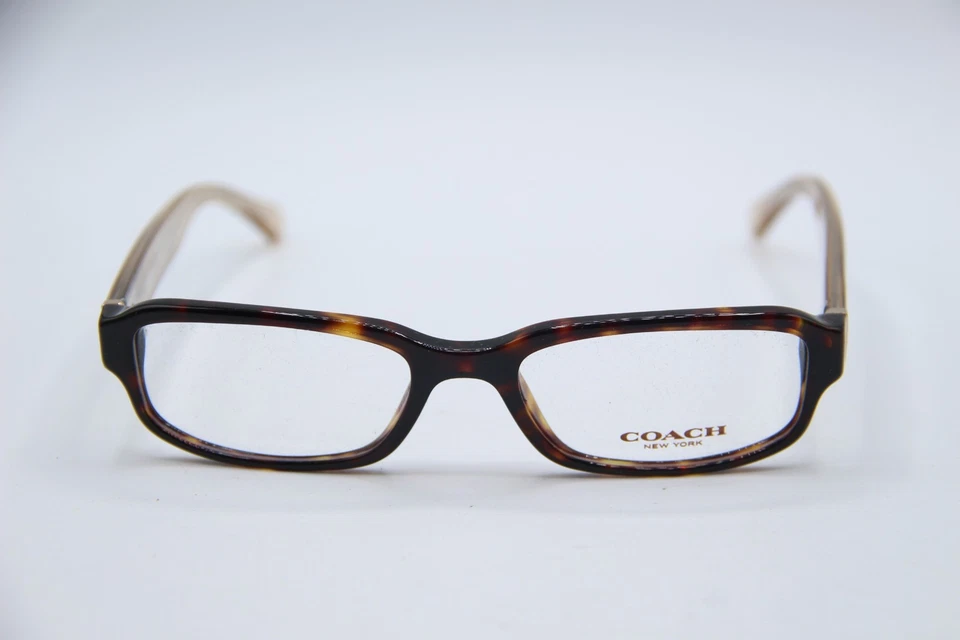 NUEVAS GAFAS COACH HC 6083 5355 HAVANA MONTURAS AUTÉNTICAS TRANSPARENTES 50-17 Foto 2 de 4