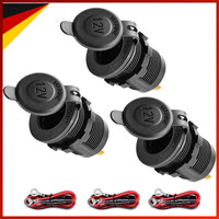 ZigarettenanzüNder Wasserdicht 12V 24V Steckdose FüR Boot Motorrad Auto 0,6M