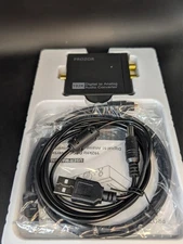 192Khz Digital to Analog Audio Converter DAC Digital SPDIF Optical to Analog L/R