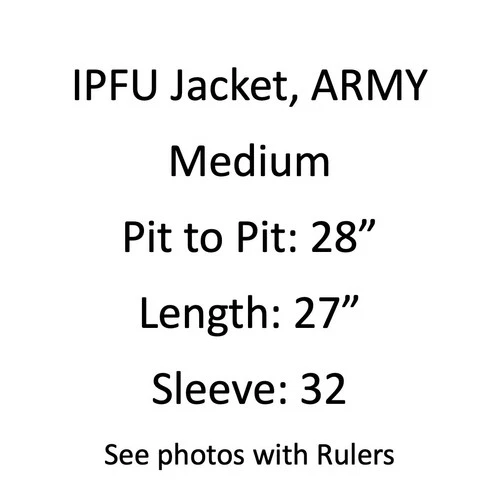 UNICOR IPFU Jacket Army Mens Medium Regular Grey Reflective Windbreaker Nylon image 10